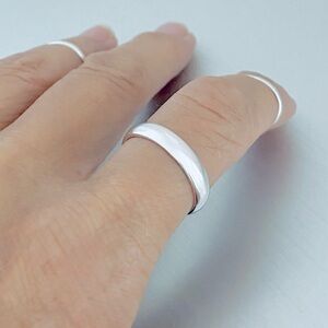 💕💕TOP SELLER💕💕Sterling Silver 4MM Wedding Band, Silver Rings, Stackable Bands